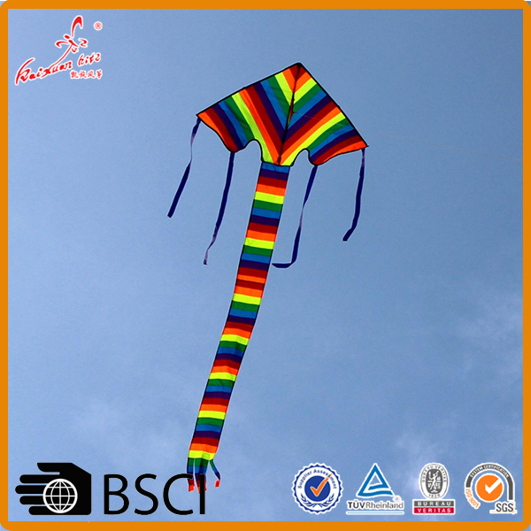 小型彩虹三角洲风筝，适合山东风筝厂的风筝线