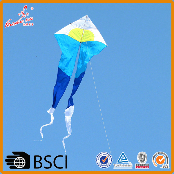 high quality delta kite with long tail outdoor toy from kite manufacturer