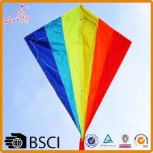 China outdoor rainbow diamond kids kite uit de kite-fabriek fabrikant
