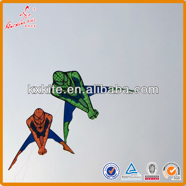 promotional cartoon kite delta kite flying Spider man kite for kids