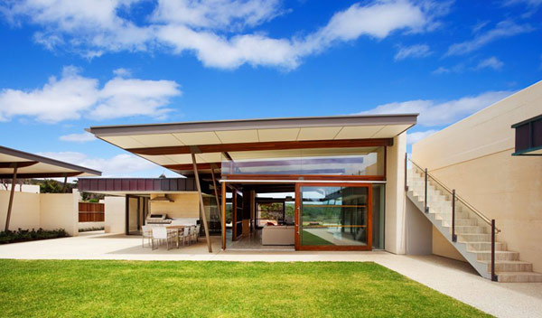 Prefab Steel Frame Contemporary Single-Level Home Luxury Design