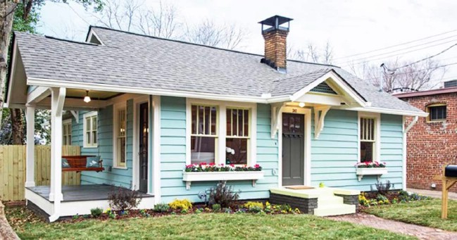 Tiny House'a Canlı Renklerle Yeni Bir Hayat Verin