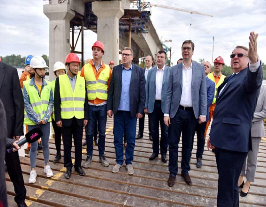 Le président serbe visite les travaux d'inspection du projet de la section Suao de l'autorou