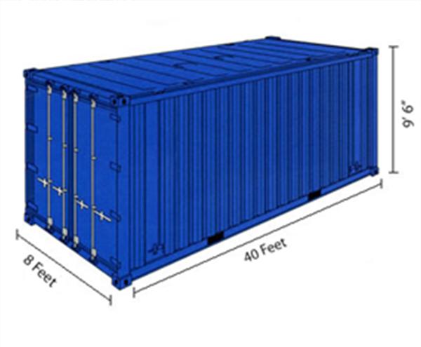 40FT Доставка контейнеров на продажу