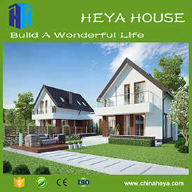 Chine Flat Pack HEYA Bricolage Conception d'hébergement Villa de structure en acier à vendre
