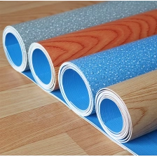 China Bekalan Kilang Plastik PVC Kulit Vinyl Flooring Roll pengilang