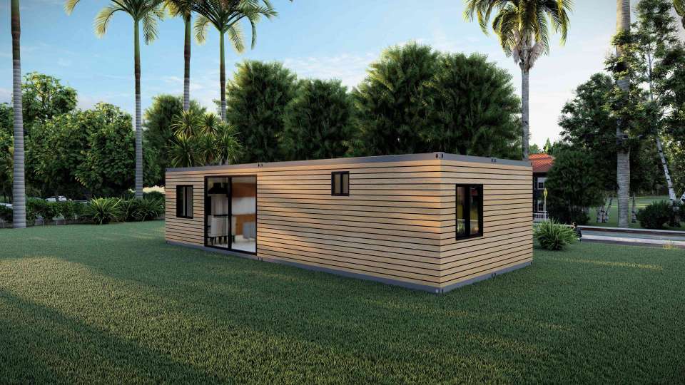 Flat Pack Shipping Prefabricated House Personal Prefab Modular Home Use-1X04