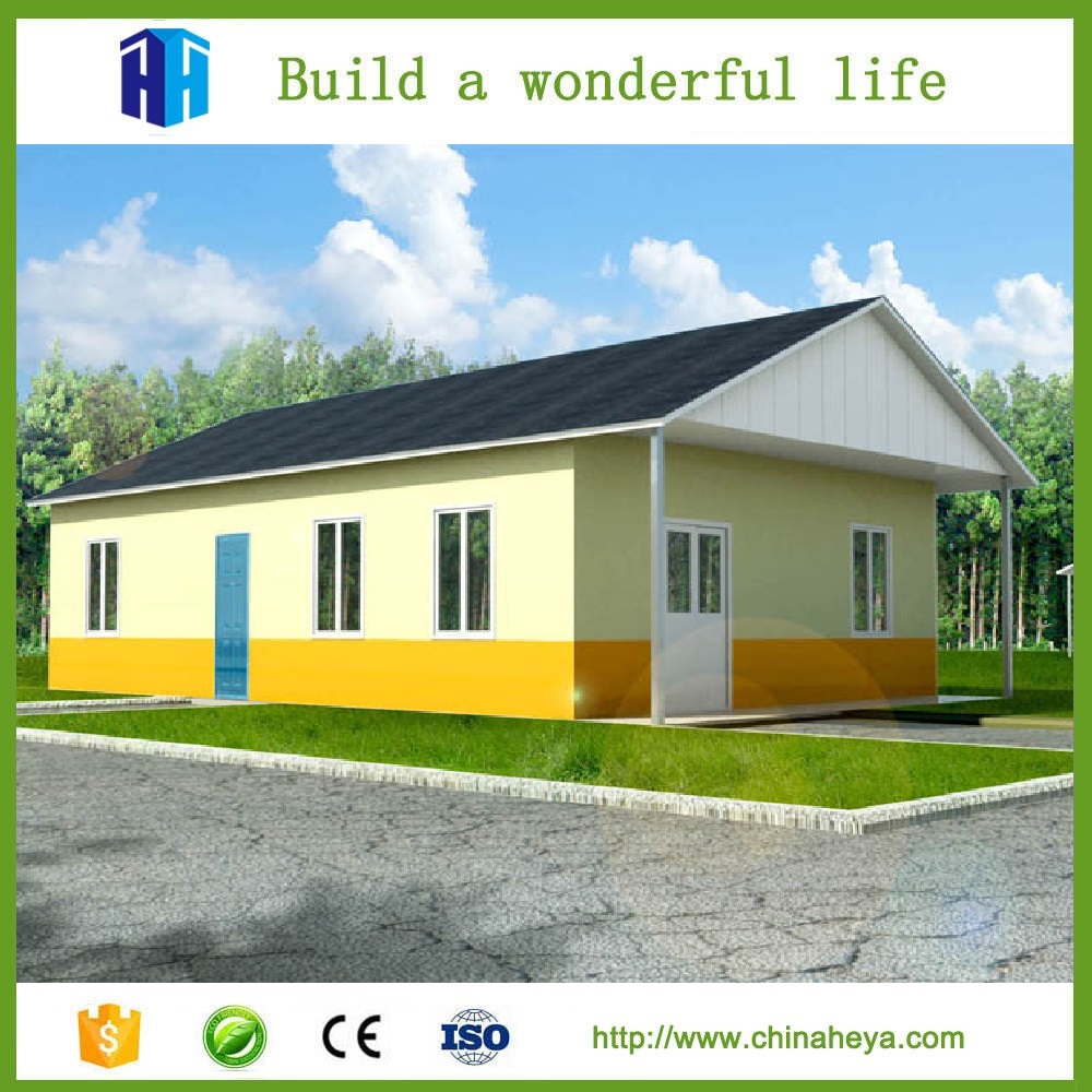 Maisons d'habitation modulaires préfabriquées en acier de qualité supérieure HEYA