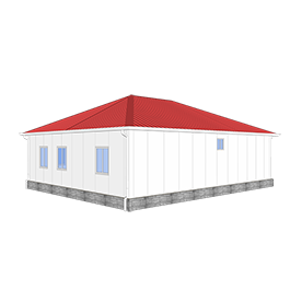 China Low Cost Prefab House - Quality Integrated House 3B03