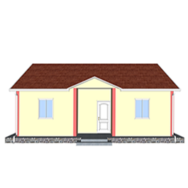 Residenziale - (Heya-3S01) Cina 3 camere da letto in cemento espanso design della casa di alta qualità in vendita