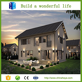 Hurricane proof structural design of prefab small houses and steel structure villa