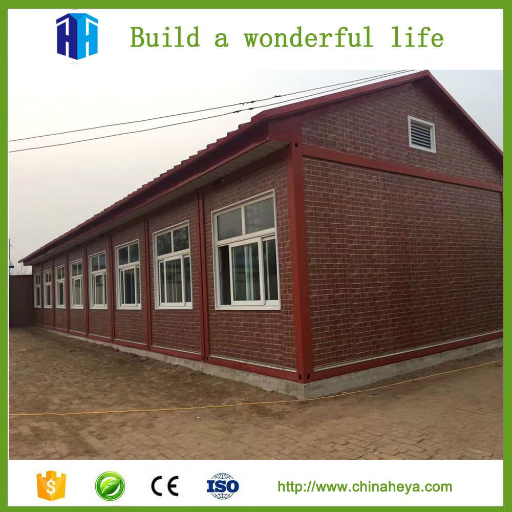 Дизайн дома железного каркаса дома контейнера здания школы префаб продолжительности жизни