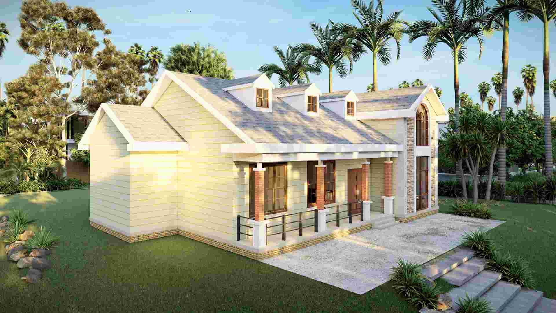 Luxury Villa - (QB04) 2 Palabas na Popular na Pagbebenta ng Prefab Luxury Villa na Bahay