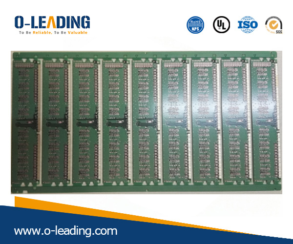 Perusmateriaali Mid-Tg EM-370 (5), käytetään 6L muistipankkiin, korkeataajuiseen PCB: hen, Au Plating + OSP, sokea / haudattu reikien kautta, takapora, HDI PCBS, quickturn