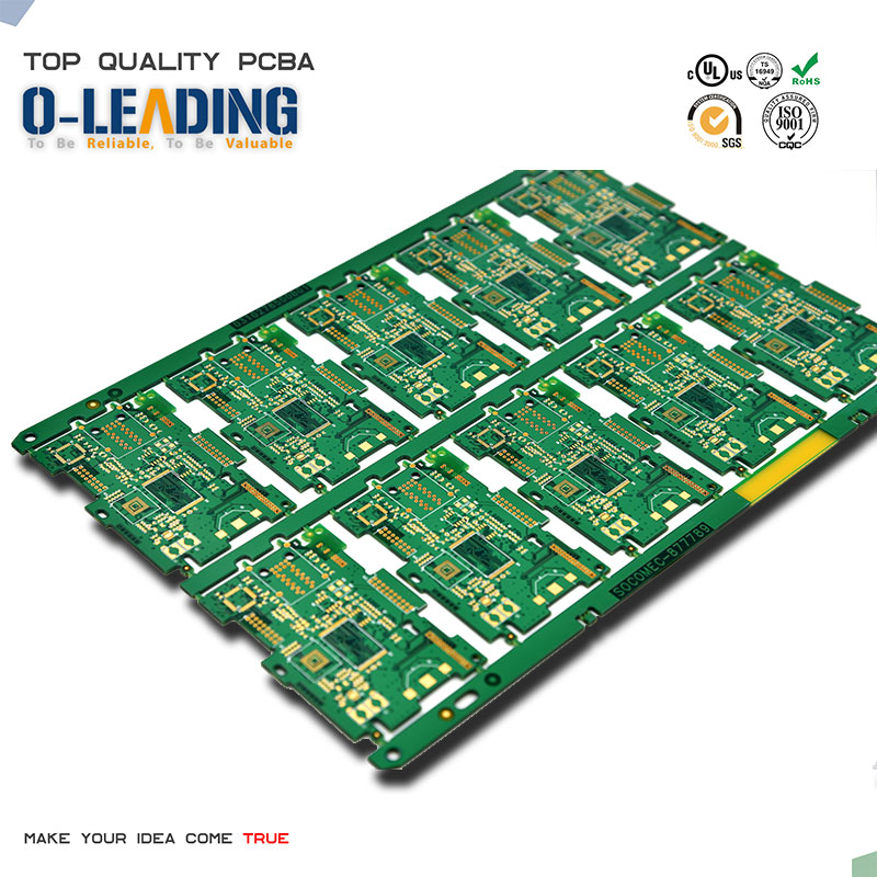 Precio de fábrica Placa de circuito de chapado de hardware electrónico de 0,2 6 mm de espesor, fabricante de placa de oro duro de doble cara Pcb