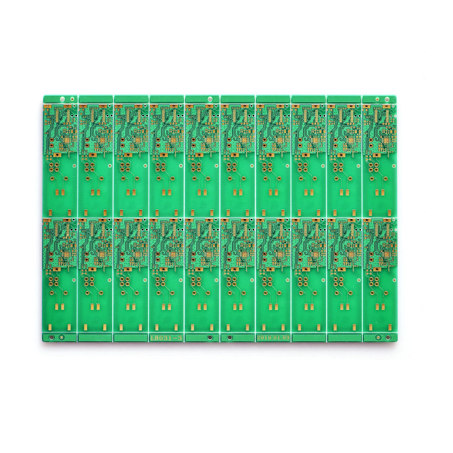 Carte PCB rigide de double couche du panneau FR4 de carte PCB ENIG de masque de soudure verte