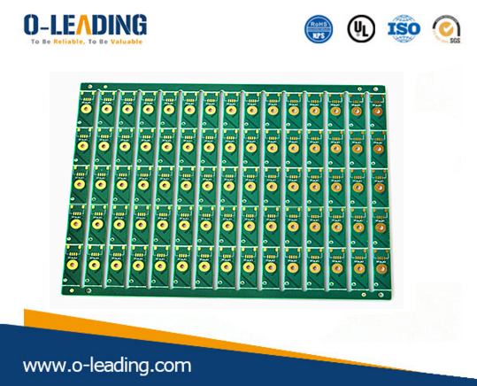 Halogen free base material,double sided thin 0.8mm PCB manufactured in China,  blue solder mask Electronic PCB