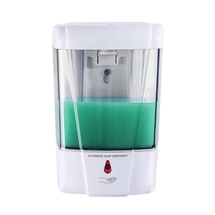 Hoge kwaliteit elektrische handdesinfectie dispenser grote capaciteit automatische plastic dispenser voor vloeibare zeep