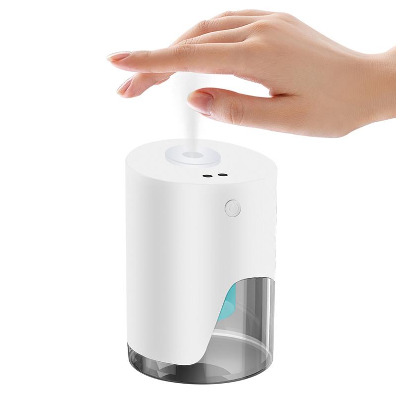 Dispenser di sapone con sensore di induzione a infrarossi touchless di alta qualità mini distributore automatico di disinfettante per mani liquido per alcol medi