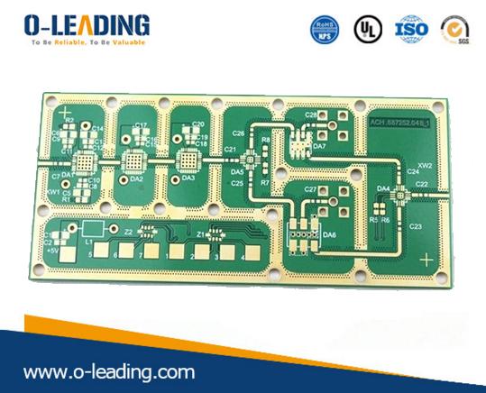 Use Rogers 4350B base material, 6L board used for  Small Cell Project , HDI boards,high frequency PCB, Cavity and Back dril