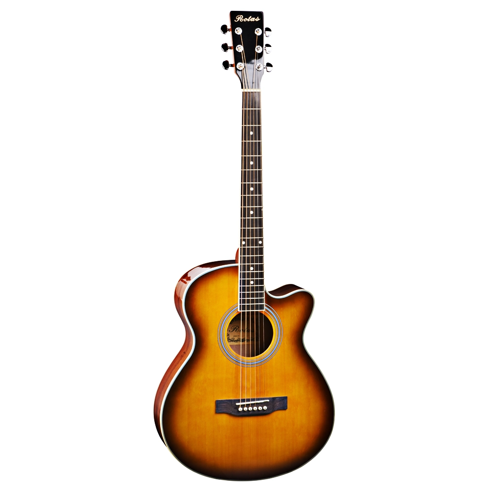 中国 サテンバック&サイドアコースティックギター付き40inchスプルーストップ メーカー