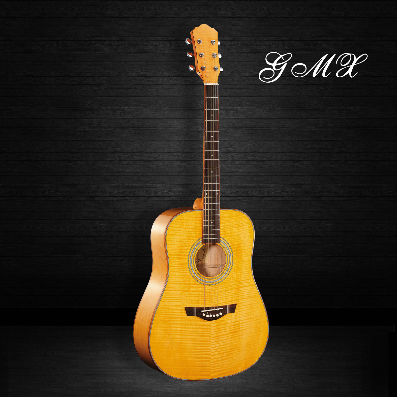 Guitarra chinesa de 41 polegadas guitarra personalizada de instrumentos musicais da China