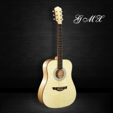 China Akoestische High-tech beste kwaliteit 40 "ronde achter-akoestische gitaar fabrikant