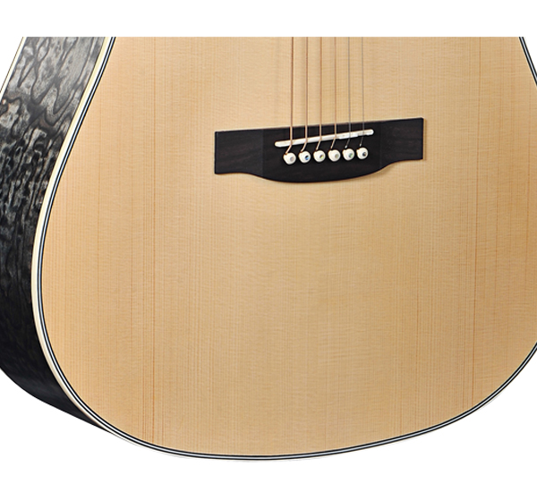 Madeira cinza de atacado 41 polegadas 6 cordas Handmade Guitarra acústica profissional