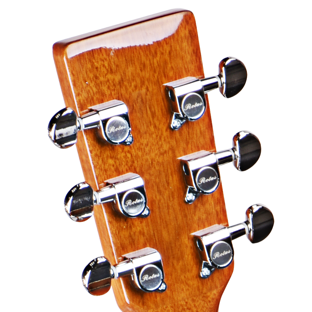 Guitarra acústica OEM de top spruce com madeira catalpa para ZA-412VS