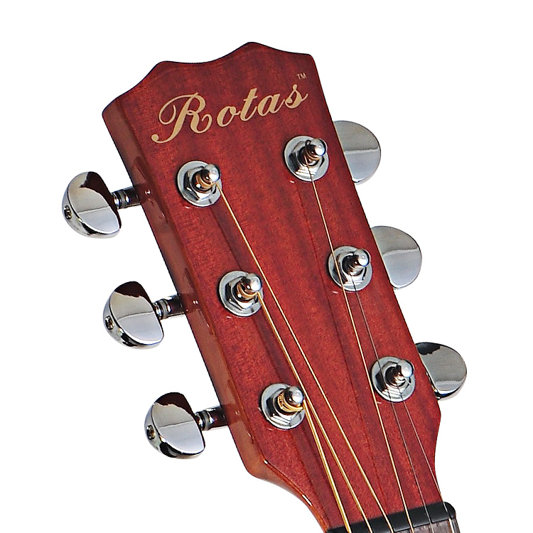 Instrumentos musicais populares Guitarra acústica de madeira Comprar Guitarras de alta qualidade Guitarra acústica Produto de guitarra de madeira 413