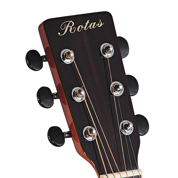 Rotas pollici D45 Inlay tutti solido legno chitarra acustica