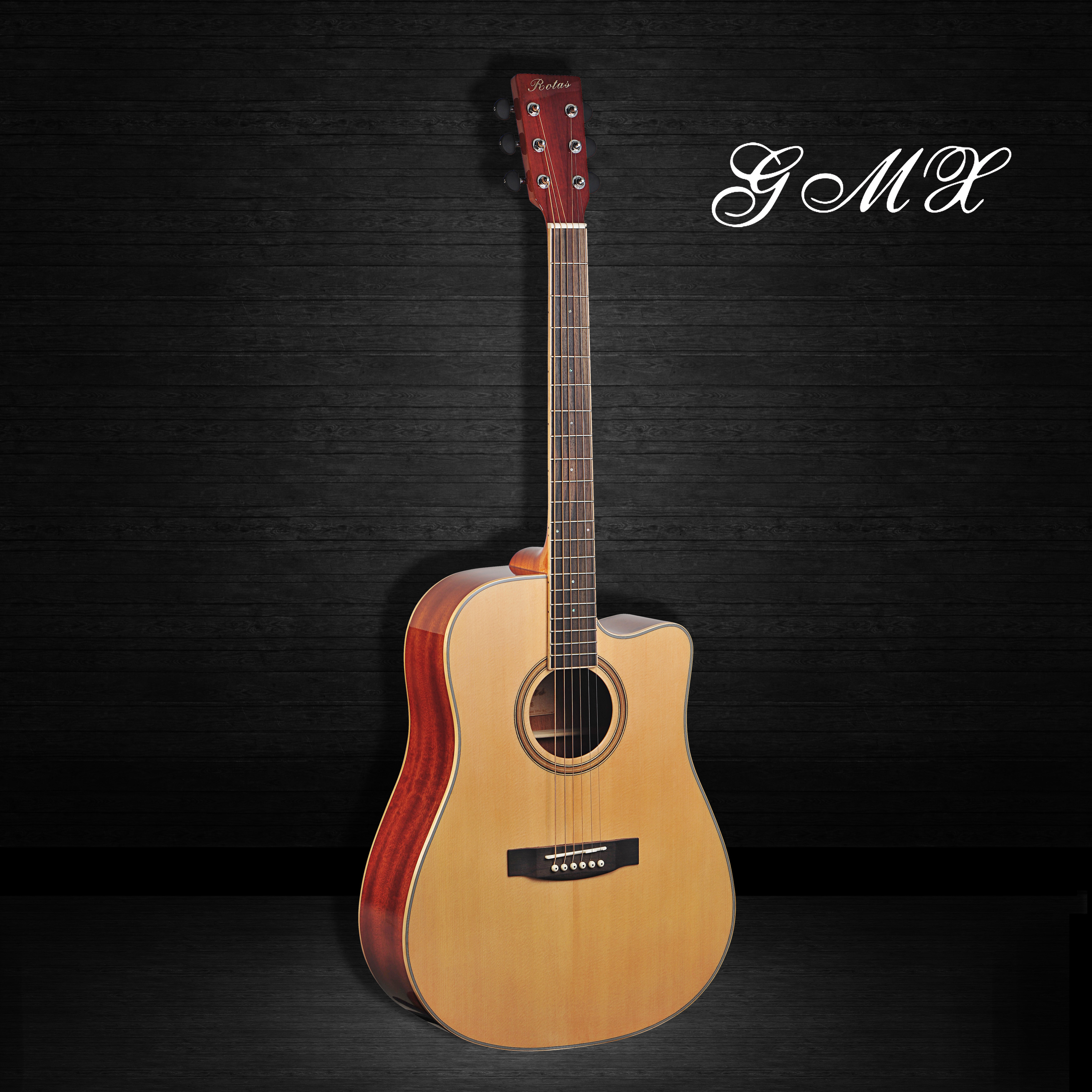 Rotas 41-дюймовая акустическая гитара из елового дерева YF-418CNA