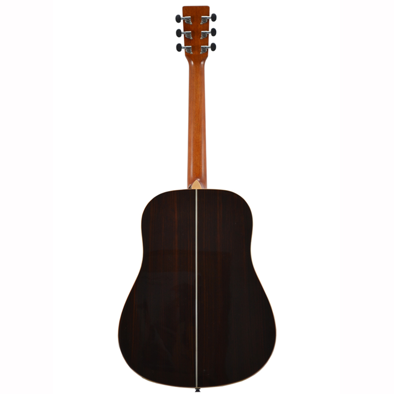 Rotas guitarra YF-418NA fábrica 41 polegadas Spruce topo sólido, Sapele guitarra acústica