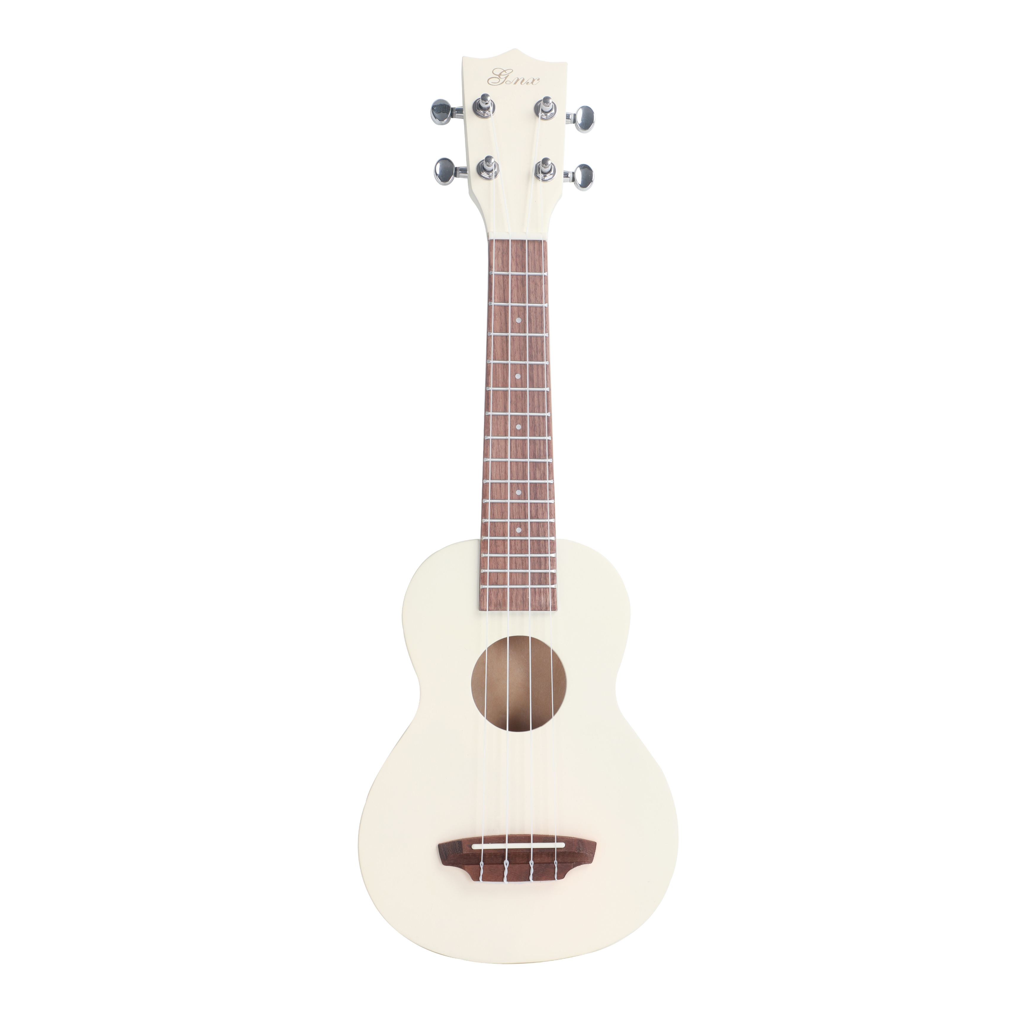 white ukulele