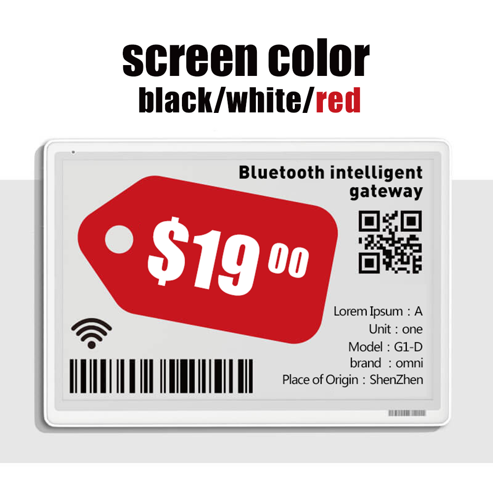 Digitale e-ink prijskaartje elektronische plank label voor supermarkt