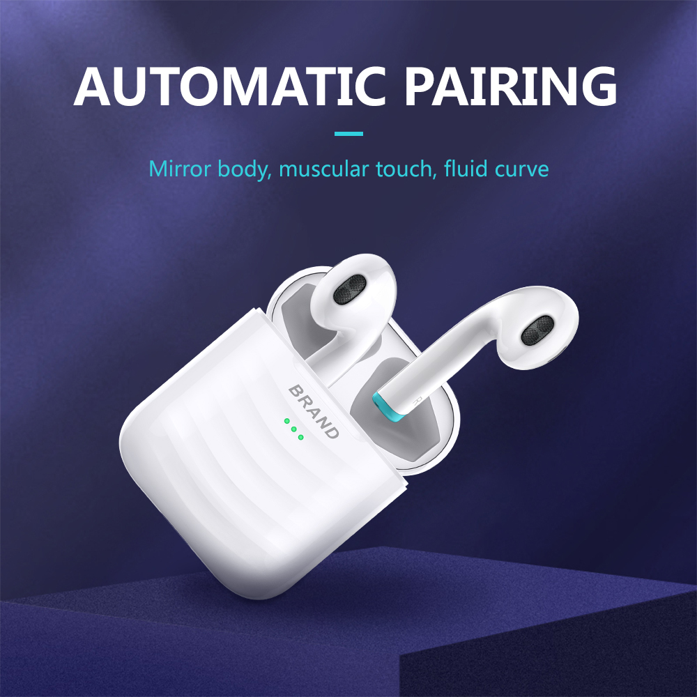 Mini draadloze stereo hoofdtelefoon Onzichtbare auto Bluetooth oortelefoons Oortelefoon Headset met microfoon en magnetische oplaaddoos voor iPhone Android-telefoons