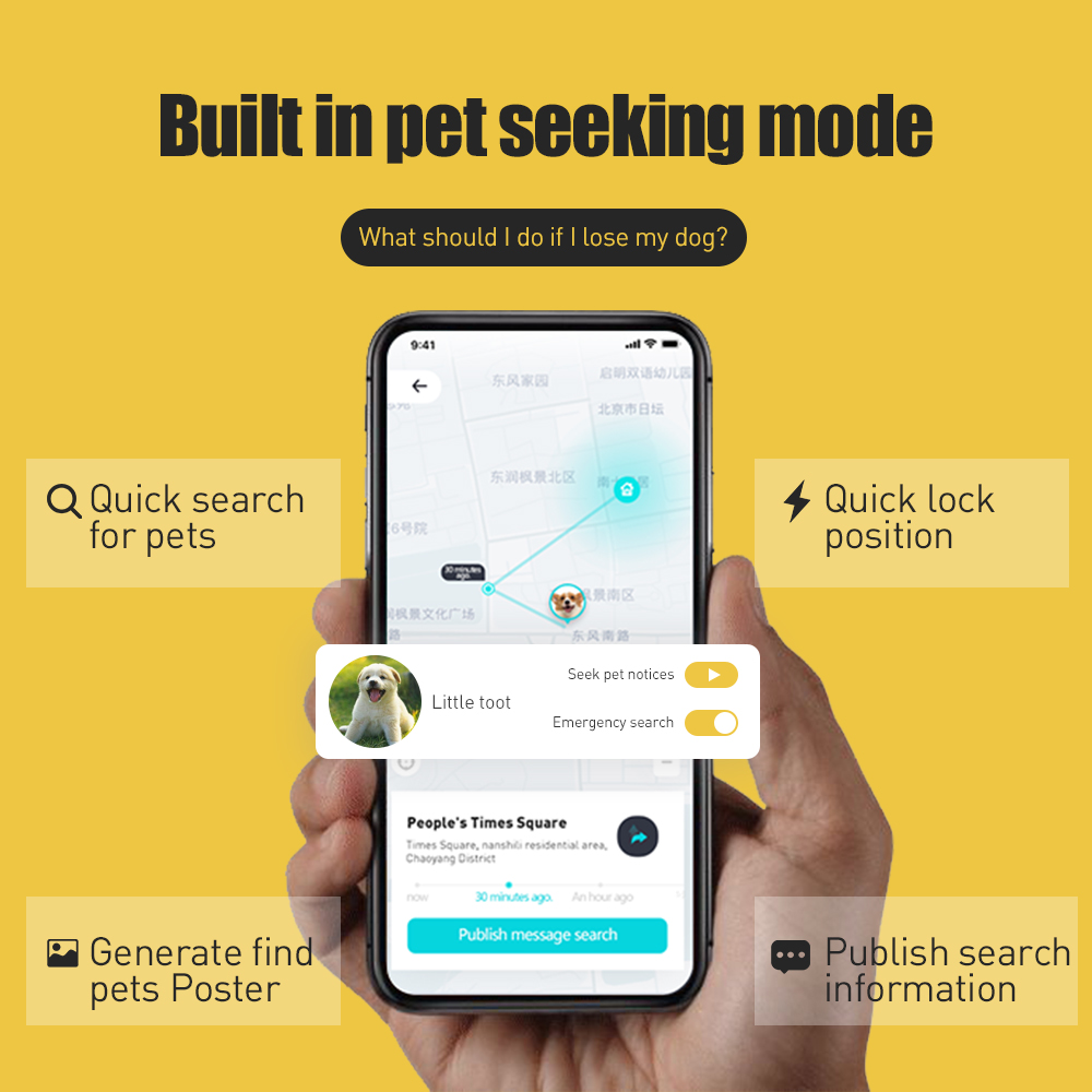 Pet GPS Tracker 3G GPS-трекер для собак и поиск домашних животных GPS-ошейник Локатор Водонепроницаемый Устройство слежения для собак Кошки Домашние животные Монитор активности