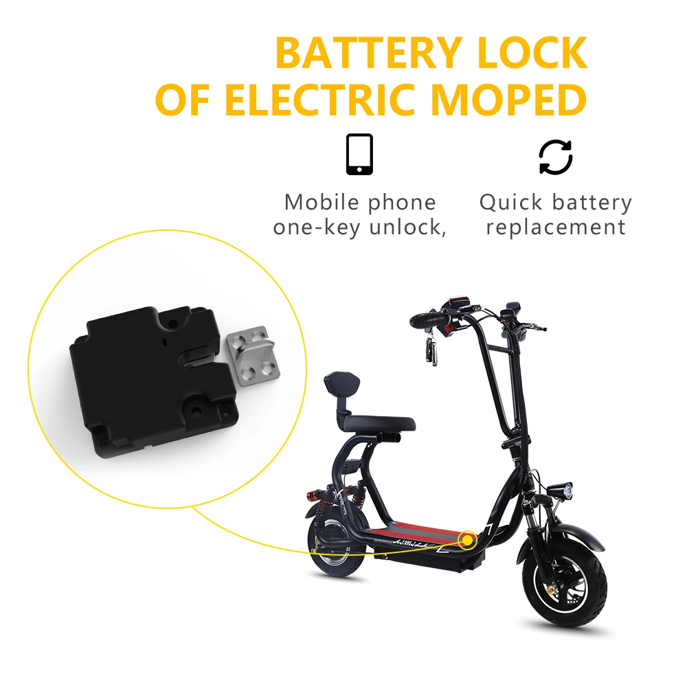 Chine SMART Batterie Verrouillage intelligent scooters électriques / mopes de batterie verrouillage de la batterie Un déverrouillage à une touche via une application mobile fabricant
