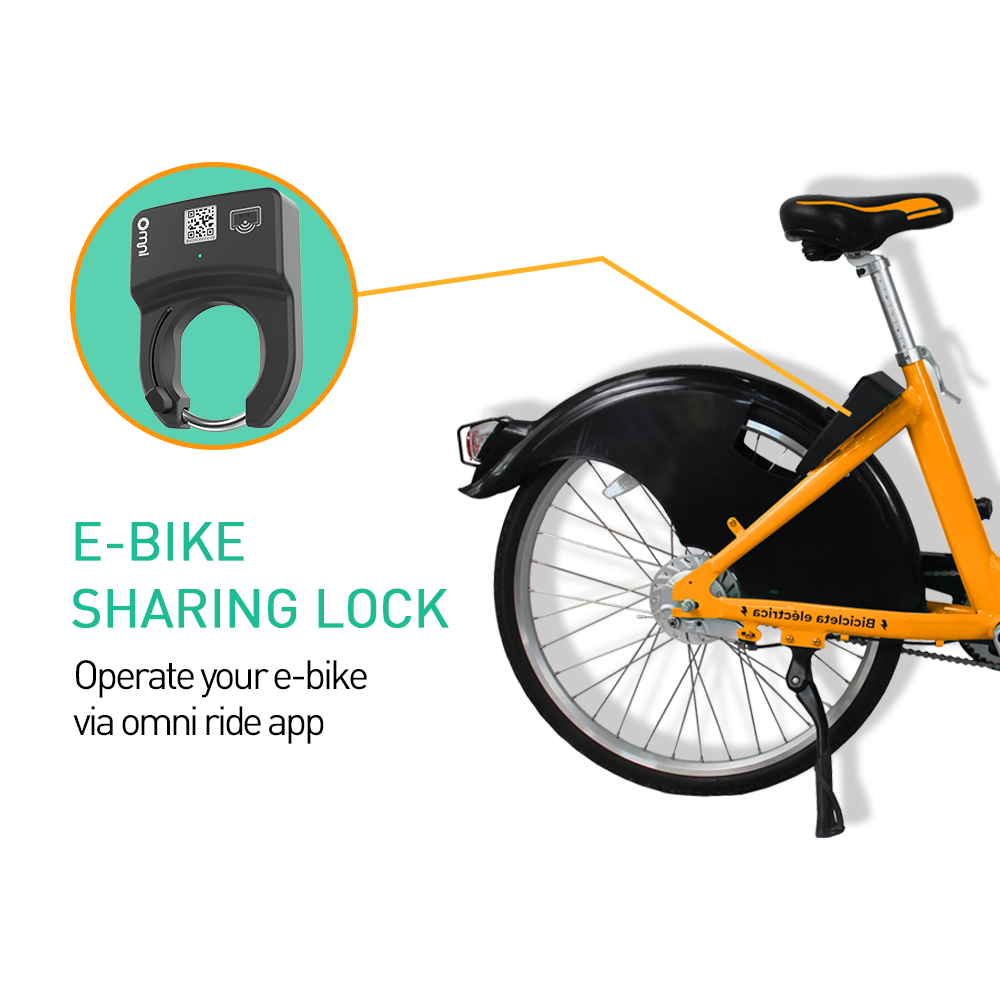 Smart Bike Lock GPS GPRS Bluetooth Public Sharing Smart Lock voor fietsen