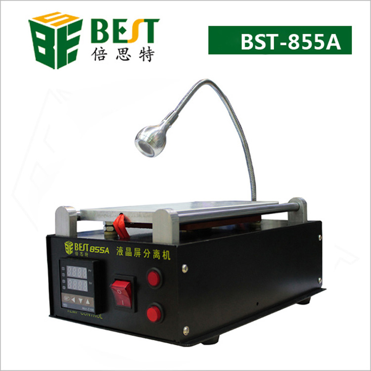 110V-220V lcd screen separator with pre-heating plate, Middle frame remover machine BST-855A