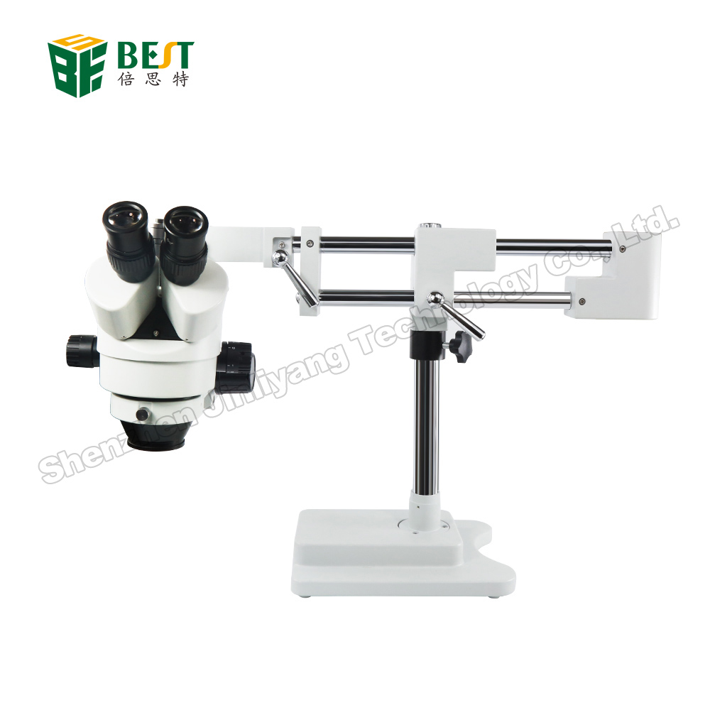 BST-X7 3.5x 7x 45x 90X Arduo Staffa regolabile Microscopio stereo amplificato per la riparazione del rilevamento del PCB industriale