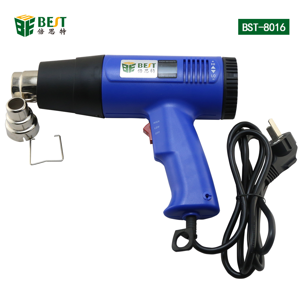 BEST-8016 Hot Air Gun Factory Heat  Blower  LED Display Temperature Adjustable  BEST-8016