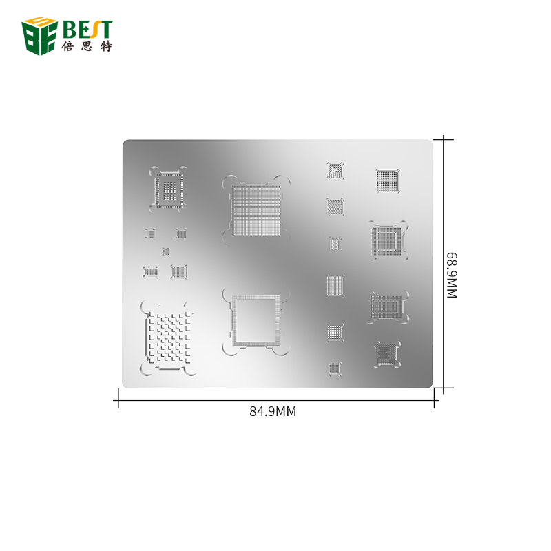 BEST A8高品质通用BGA IC芯片模板加热模板Reballing模板适用于Iphone 6 6P Ipod touch 6 Ipad mini4