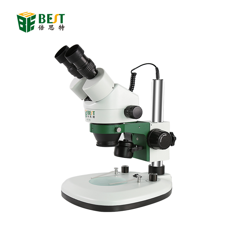 BEST X5 Binocular Stereo Microscope 10X/20X Above LED Lights PCB Solder Tool Mobile Phone Repair Mineral Watching Microscopio