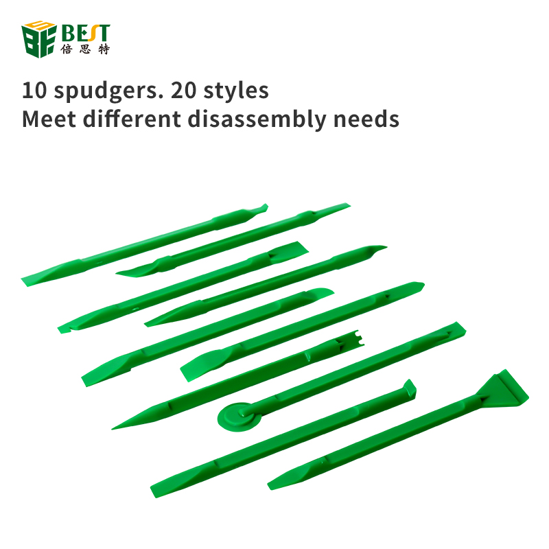 BST-041-Material ist zäh, bequem, praktisch, mehrweises Plastikstab-Stangen-Demontage-Werkzeug-Set 10-in-ein-ein-Paar Plastik-Sticksticks