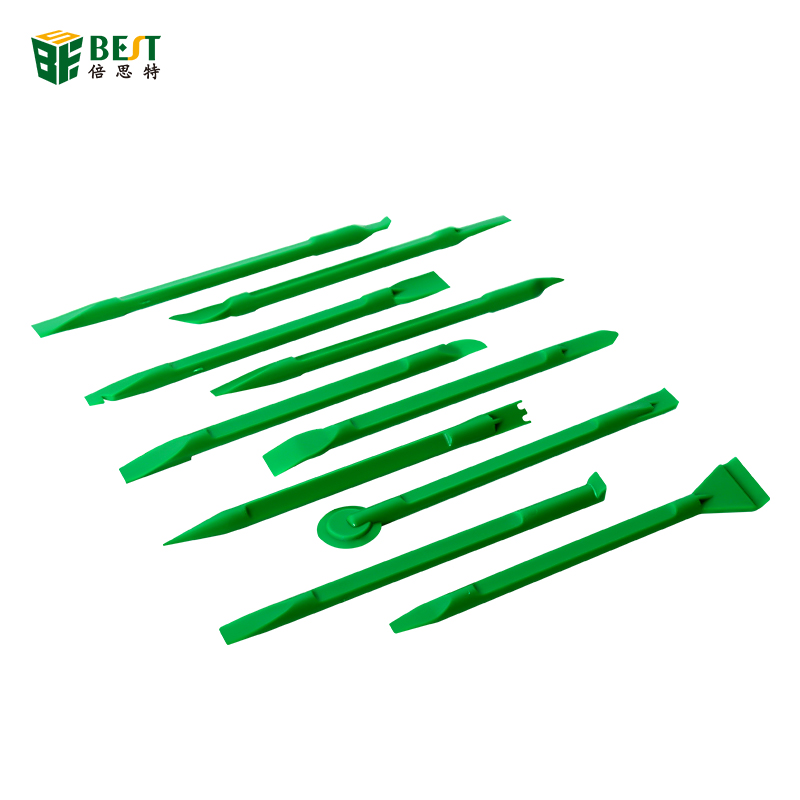 BST-041-Material ist zäh, bequem, praktisch, mehrweises Plastikstab-Stangen-Demontage-Werkzeug-Set 10-in-ein-ein-Paar Plastik-Sticksticks