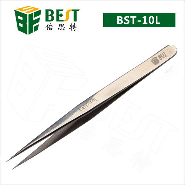 BST-10L Stainless Steel Eyelash Extension Tweezers