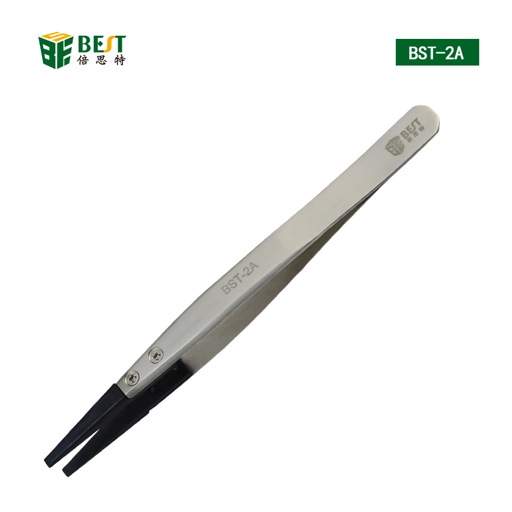 China BST-2A Anti-Statik-Pinzette mit flacher Spitze austauschbar Hersteller