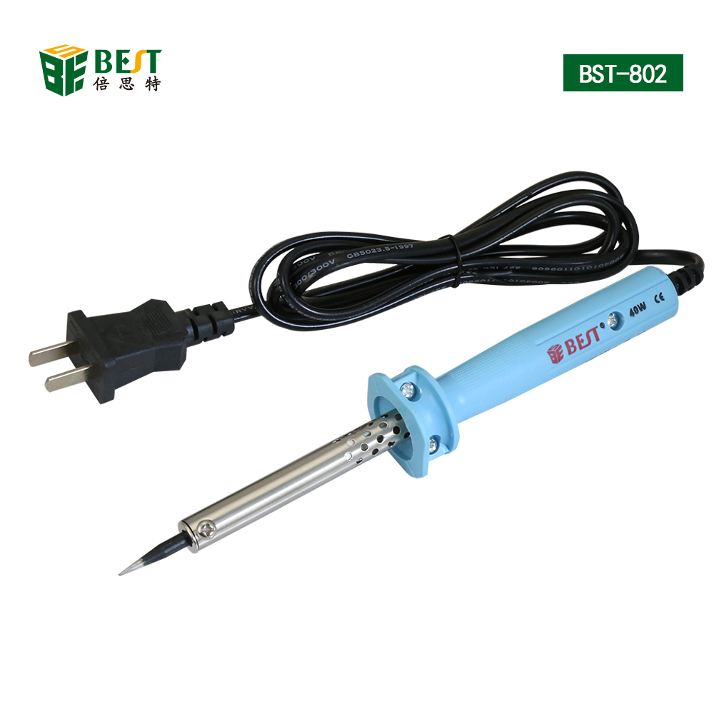 BST-802 hochwertige bleifreie handy elektrische lötkolben kit 30 Watt 40 Watt 60 Watt