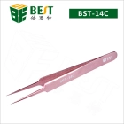 Chine Pincettes BST-14C de couleur de réparation miscoelectronic de haute qualité anti-corrosion et anti-acide fabricant